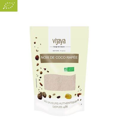 DRIED FRUITS / Grated Coconut - Medium - PHILIPPINES - 250 g - Organic* & Fair Trade (*Certified Organic by FR-BIO-10)