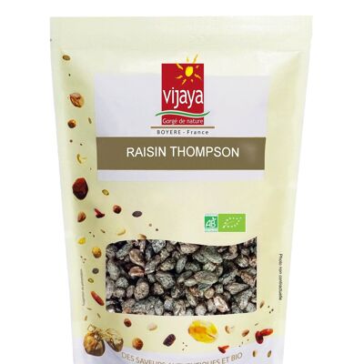 FRUITS SECS / Raisin THOMPSON - TURQUIE - 1 kg - Bio* (*Certifié Bio par FR-BIO-10)