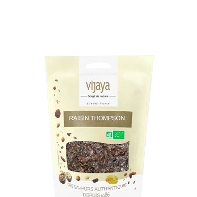 GETROCKNETE FRÜCHTE/Trauben THOMPSON - TÜRKEI - 250 g - Biologisch* (*Bio-zertifiziert nach FR-BIO-10)