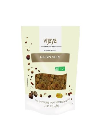 FRUITS SECS / Raisin Vert de KHOROG - OUZBEKISTAN - 500g - Bio* (*Certifié Bio par FR-BIO-10) 1