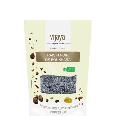 DRIED FRUITS / Black Grape from BOUKHARA - UZBEKISTAN - 500g - Organic* (*Certified Organic by FR-BIO-10)