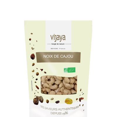 DRIED FRUITS / Whole Cashew Nuts - VIETNAM - W320 - 500g - Organic* & Fair Trade (*Certified Organic by FR-BIO-10)