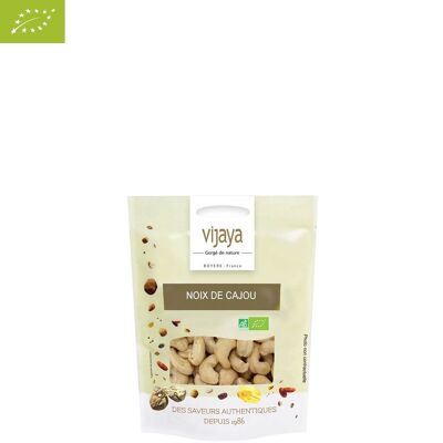 FRUTOS SECOS / Anacardos enteros-VIETNAM - W320 - 125 g - Orgánico* y Comercio Justo (*Certificado Orgánico por FR-BIO-10)