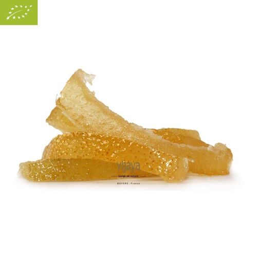 Ecorce de Citron Confit - Bâtonnets - ITALIE - 5kg - Bio* (*Certifié Bio par FR-BIO-10)