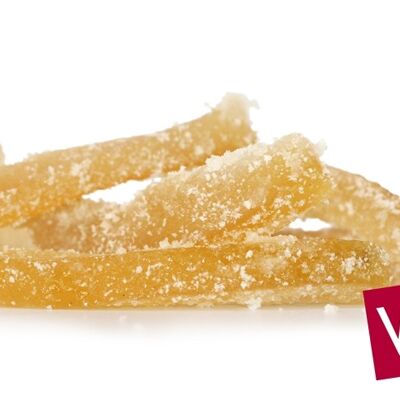 Candied Lemon Coated with Rice Flour - Sticks- ITALY-10 kg-Bio* (*Certified Organic by FR-BIO-10)