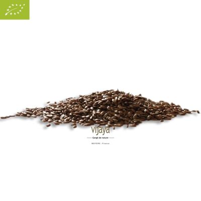 Brown Linseed - FRANCE - 25 kg - Organic* (*Certified Organic by FR-BIO-10)