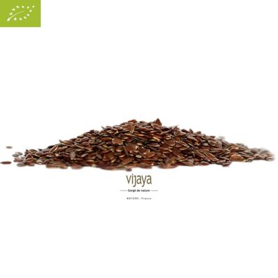Brown Linseed - FRANCE - 5 kg - Organic* (*Certified Organic by FR-BIO-10)