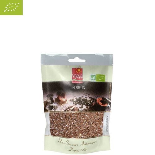 Graine de Lin Brun - FRANCE - 250g - Bio* (*Certifié Bio par FR-BIO-10)