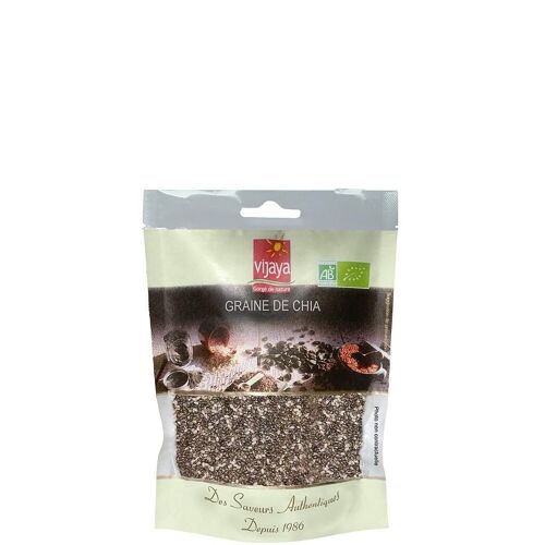 Graine de Chia (Salvia hispanica) Noire - BOLIVIE - 250g-Bio* (*Certifié Bio par FR-BIO-10)