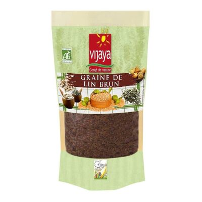 Brown Flax Seed - POLAND - 500g - Organic* (*Certified Organic by FR-BIO-10)