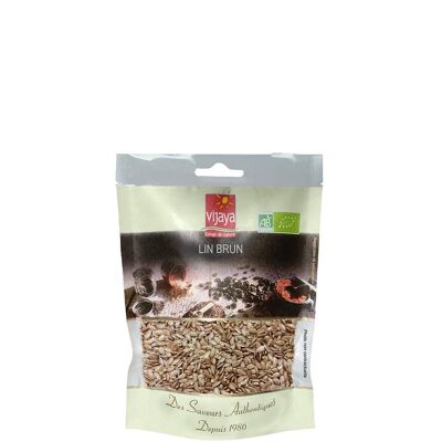 Brown Flax Seed - POLAND - 250 g - Organic* (*Certified Organic by FR-BIO-10)