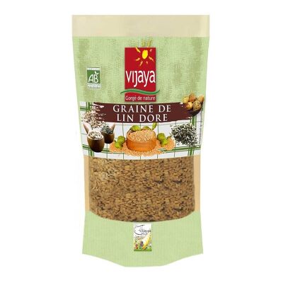 Graine de Lin Doré - FRANCE - 500 g - Bio* (*Certifié Bio par FR-BIO-10)