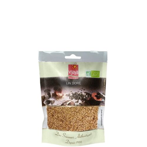 Graine de Lin Doré - FRANCE - 250 g - Bio* (*Certifié Bio par FR-BIO-10)