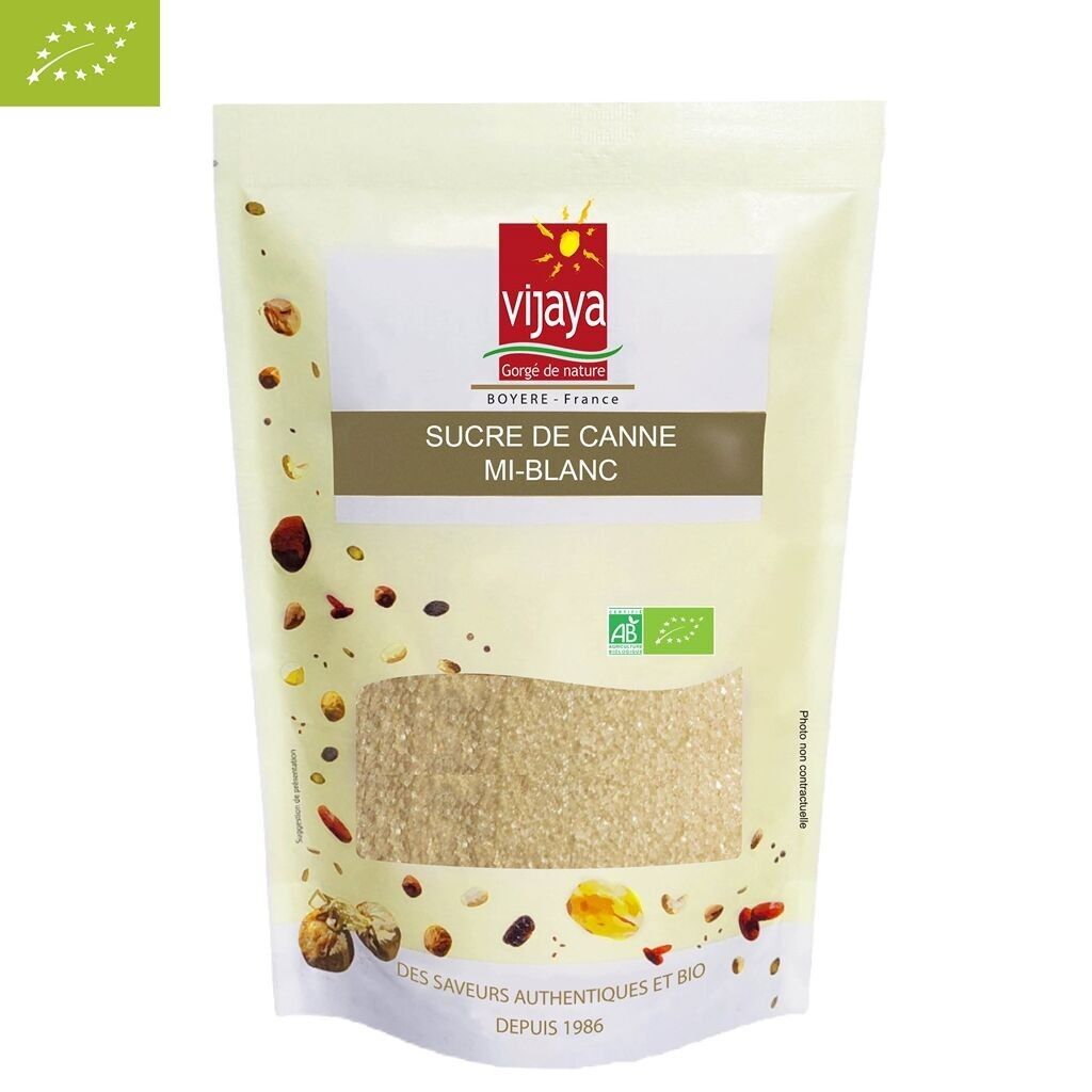 Semi-white Cane Sugar - BRAZIL - 1 kg - Organic*