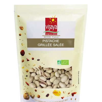 DRIED FRUITS / Salted Grilled Pistachio Shell - SPAIN - 1 kg - Organic* (*Certified Organic by FR-BIO-10)