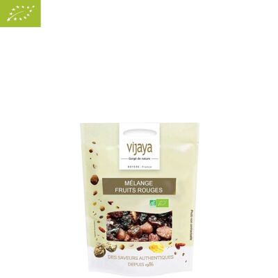 FRUTOS SECOS / Mix de Frutos Rojos (Fresa, Frambuesa, Cereza, Arándano) -125g - Ecológico* (*Certificado Ecológico por FR-BIO-10)