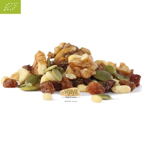 FRUITS SECS / Mélange pour Salades (Raisin, Pignon, Courge, Noix) - 5 Kg - Bio* (*Certifié Bio par FR-BIO-10)