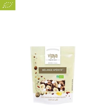 FRUTOS SECOS / Mix Aperitivo (Uva, Anacardo TS, Chips De Plátano, Coco) - 125g - Orgánico* (*Certificado Orgánico por FR-BIO-10)