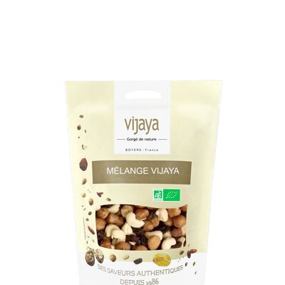 DRIED FRUITS / VIJAYA Mix (Grape, Hazelnut, Cashew, Almond) - 250g - Organic* (*Certified Organic by FR-BIO-10)