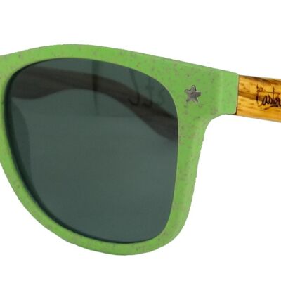 SUNGLASSES way – straw bio – green