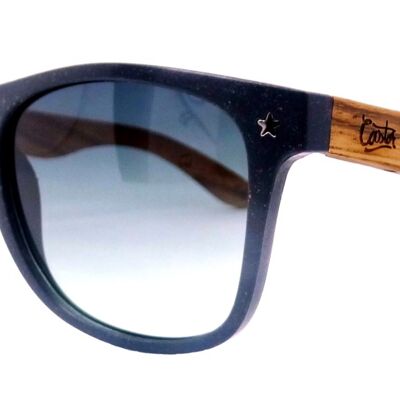 SUNGLASSES way – straw bio– black