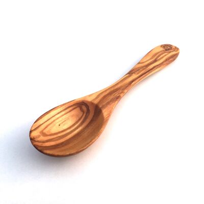 Cuchara cuchara de madera de 21 cm fabricada en madera de olivo