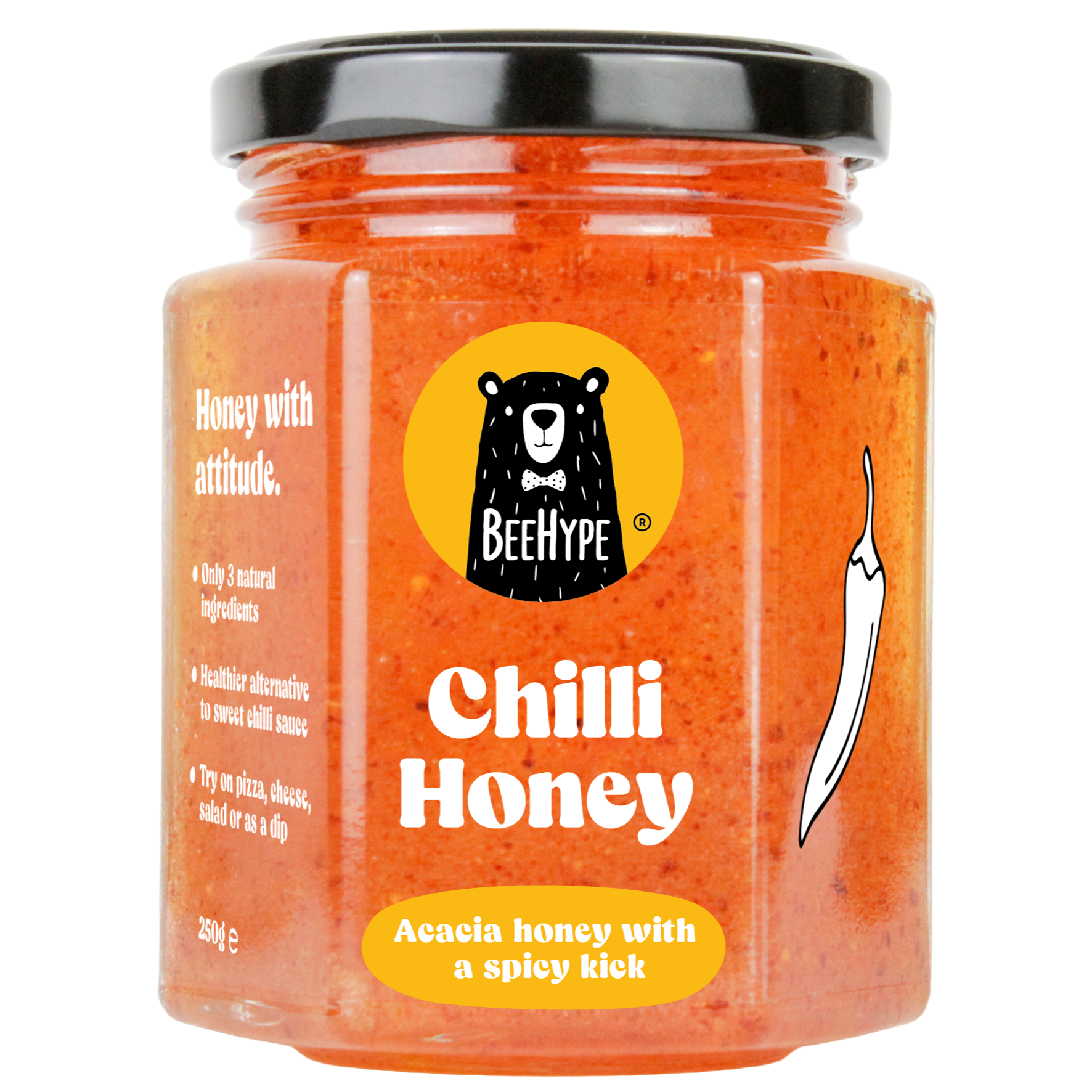 Chilli Honey - Hot Raw Honey | Healthier Sweet Chilli Sauce Alternative