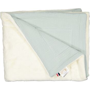 Couverture bébé doudou " Ourson " - Opaline 1