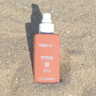 Huile protectrice Solaire SPF50
