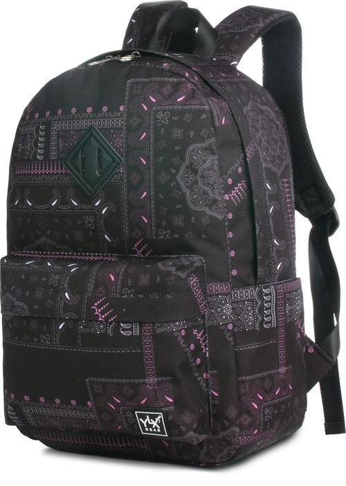 YLX Finch Backpack - Zwart/Roze-BGP