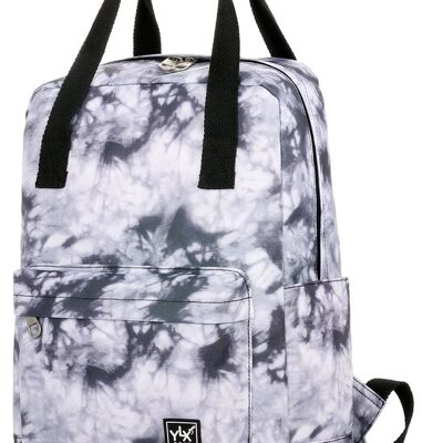 YLX Aspen Backpack - Tie Dye Black/White-TDBL