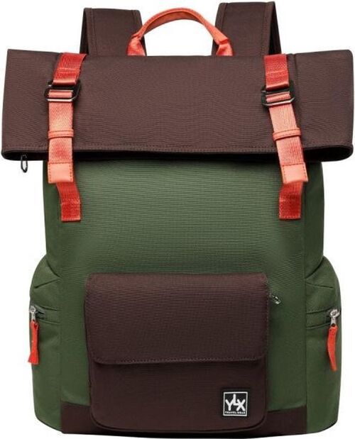 YLX Original Backpack 2.0 - Green/Brown-AGB