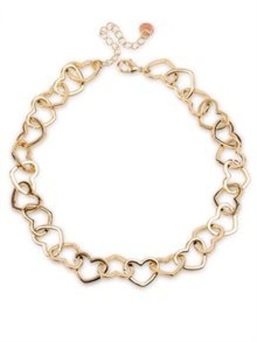 Heart Chain Necklace-84053-07