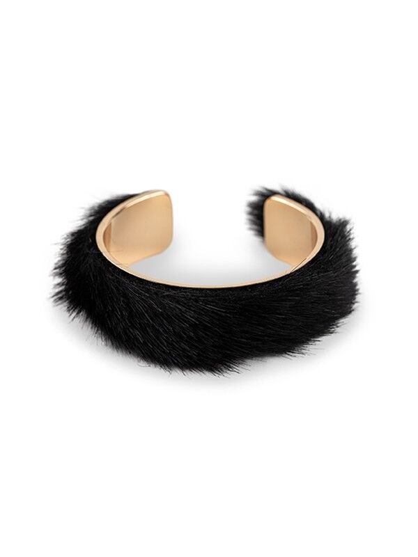 Braccialetto in pelliccia sintetica-86024-03