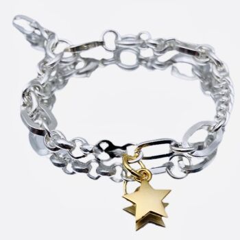 Bracelet Mixy en argent 1