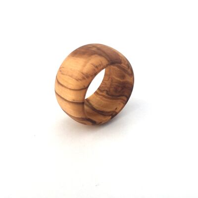 Olive wood napkin ring