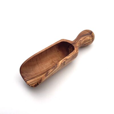 Pala de sal 17 cm fabricada en madera de olivo