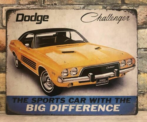 Blechschild Dodge Challenger