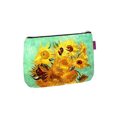 Sunflowers Pochette In Canvas Solo Line Bertoni