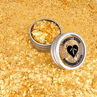 Honey Gold Pearlescent Eco Glitter Blend - Biodegradable Glitter Mix