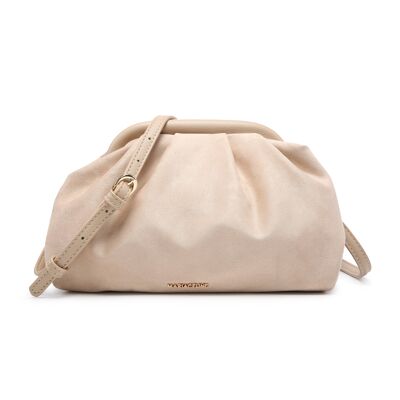 Tessa clutch bag sand