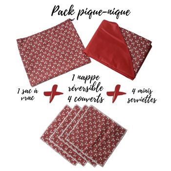 Pack Nappe enduite sac et serviettes 3