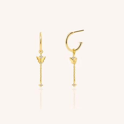 Pendientes LIFE MARIPOSA oro