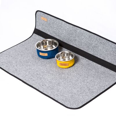 Food corner mat light grey M