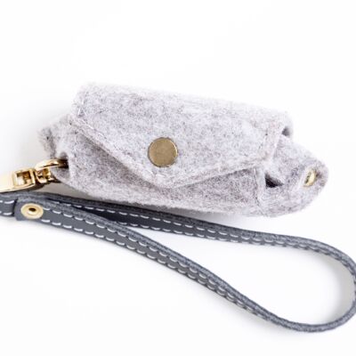 Nia poobag felt light grey