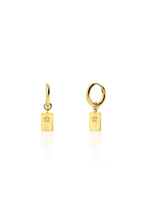 Pendientes CARD oro