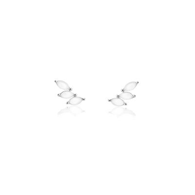 Pendientes MINI ICE plata