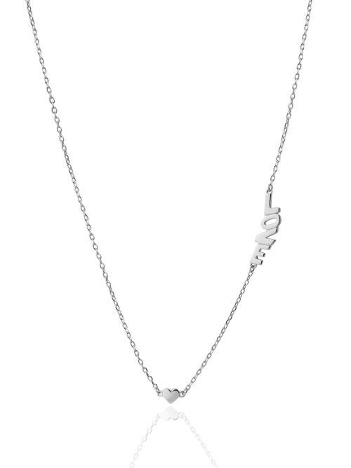 Collar LITTLE LOVE SLV. Plata de ley.