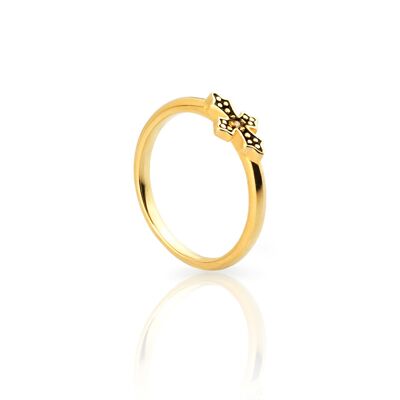 Anillo BLACK CROSS oro_parent