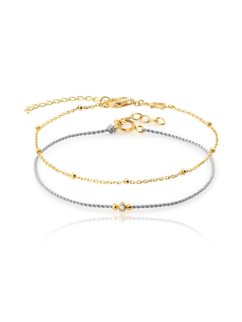 Bracelet MIX GOLD GREY or